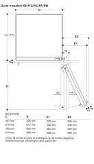 Gaggenau RC492305 400 serisi Vario Soğutucu SoftClosing Düz Menteşe