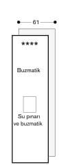 Gaggenau RF463306 400 serisi Vario Derin Dondurucu SoftClosing Düz Menteşe