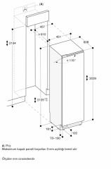 Gaggenau RF410304 400 Serisi Vario Derin Dondurucu  Düz Menteşe
