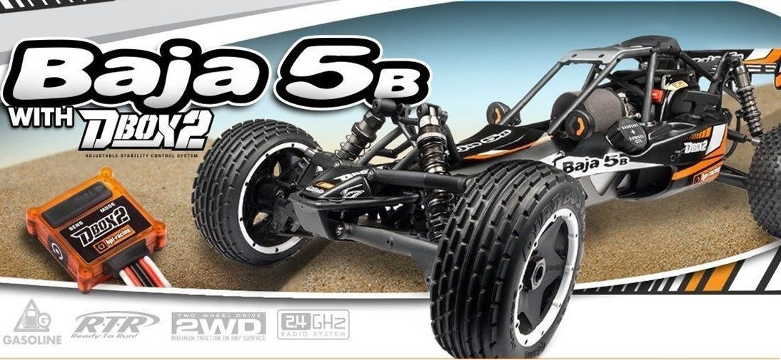 HPI YENİ BAJA 5B V2.0 1/5 SCALE RTR 2,4 GHz / WITH D-BOX 2