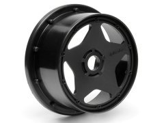 SUPER STAR WHEEL BLACK (120x60mm/2pcs) BAJA 5B/For Front