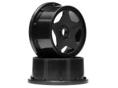 SUPER STAR WHEEL BLACK (120x60mm/2pcs) BAJA 5B/For Front