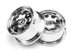 OUTLAW WHEEL CHROME (120x65mm/-10mm OFFSET/2pcs) Baja 5T / Rear