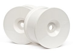 HB T-Dish Wheels (White/4pcs) Truggy 17mm Hex