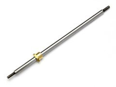REAR AXLE 3x86 WITH HEX HUB MICRO RS4