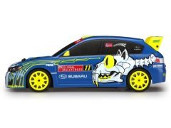 SUBARU WRX STI SVERRE ISACHSEN PAINTED BODY (150MM) (1/18 MICRO RS4)