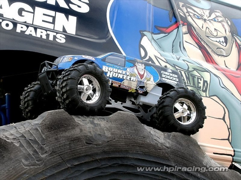 1/8 BOUNTY HUNTER 4X4 Clear Body