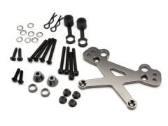 HD FRONT ALUMINUM SHOCK MOUNT (7075/GUNMETAL) Baja 5