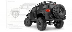 HPI Racing Venture FJ Cruiser RTR 4WD Scale Crawler (Matt Black Edition)