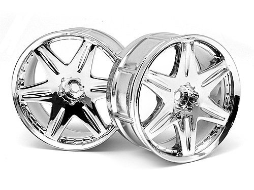 LP29 WHEEL WORK LS406 CHROME (2PCS) 3mm OFFSET