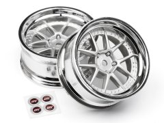 DY-CHAMPION 26mm WHEEL (CHROME/SILVER/6mm OS/2pcs)