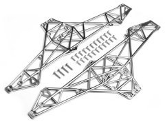 MAIN CHASSIS SET (MATTE CHROME) Wheely King