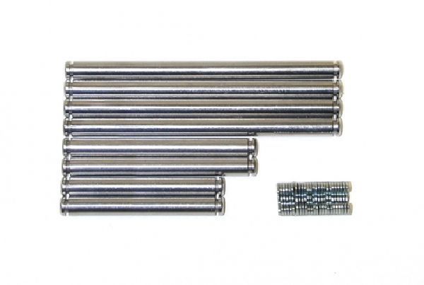 STAINLESS STEEL SUSPENSION SHAFT SET (NITRO RS4/SPORT)