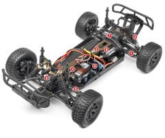 Maverick Strada Red SC Brushless 1/10 RTR Electric Short Course Car