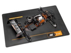 HPI/HB RACING PIT MAT (LARGE/BLACK)