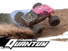 QUANTUM MT 1/10 PINK MONSTER TRUCK