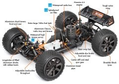 HPI TROPHY 4.6 TRUGGY 1/8 RTR NİTRO 2,4 GHz