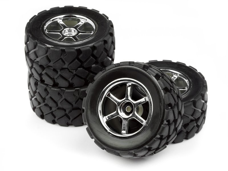 MOUNTED VT TIRE/WHEEL SET (4pcs) RECON