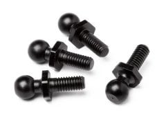 BALL STUD 4.7x14mm (BLACK/4pcs) NITRO 3