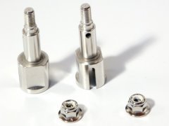 AXLE 8x9x44mm (COUNTERCLOCKWISE/SILVER/2pcs)