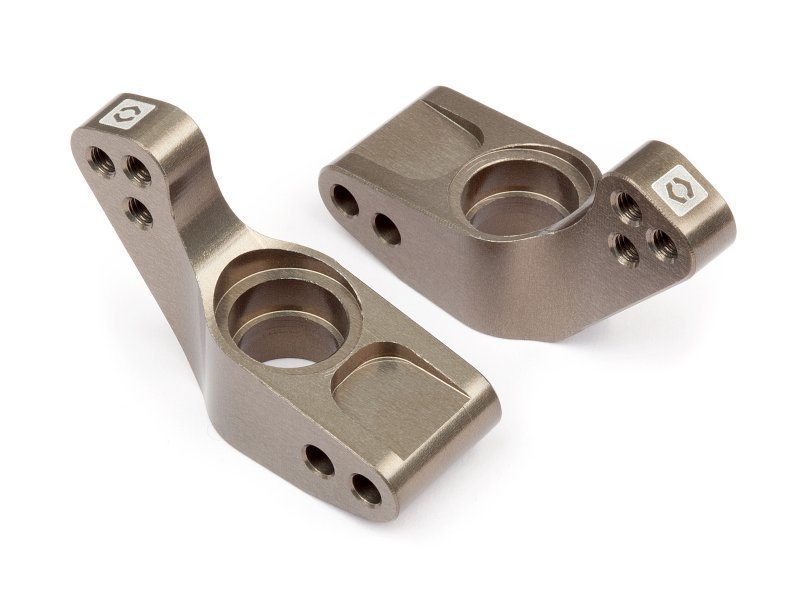 ALUMINUM REAR HUB CARRIER SET (0 DEG/HARD ANODIZE) WR8