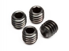 SET SCREW M4x4mm (4pcs)  2.5mm Hex Socket