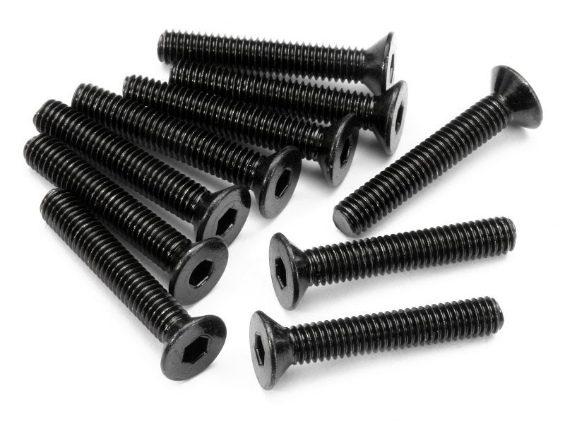 DÜZ KAFA VİDA M3x18mm (HEX SOCKET / 10 adet)