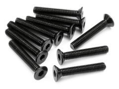 DÜZ KAFA VİDA M3x18mm (HEX SOCKET / 10 adet)