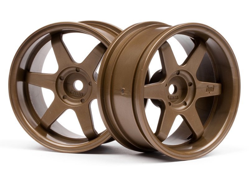 1/10 TE37 WHEEL 26mm BRONZE (6mm OFFSET)