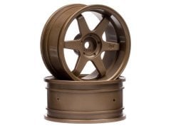 1/10 TE37 WHEEL 26mm BRONZE (6mm OFFSET)