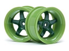 1/10 WORK MEISTER S1 WHEEL GREEN 26mm (6mm OS/2pcs)