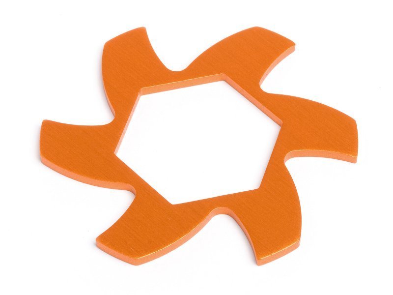 FREN DISK FIN PLATE (ORANGE)