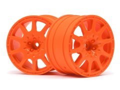 1/8 WR8 METHOD RALLYCROSS WHEEL 35MM ORANGE (2PCS)