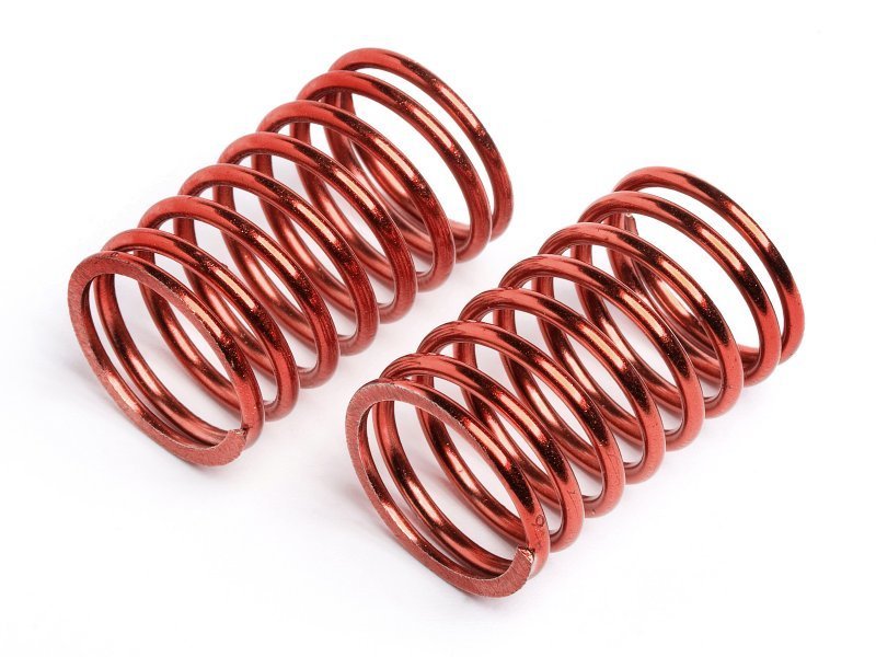 SHOCK SPRING 13.8x27x1.5mm 8.5COILS (METALLIC RED)