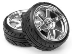 1/10 HPI Mounted Super Drift Tire A Type HPI4704 (2pcs)