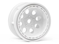 1/10 ROCK 8 BEAD LOCK WHEEL WHITE 2.2'' (55x36mm/2pcs) rock crawler jantı (2 pcs)
