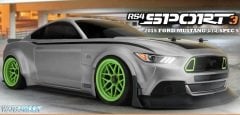 HPI 1/10 RS4 Sport 3 RTR w/2015 Ford Mustang Body & 2.4GHz Radio System