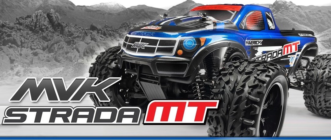 MAVERICK STRADA MT 1/10 RTR ELECTRIC MONSTER TRUCK