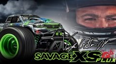 HPI 1/16 Savage XS Flux Vaughn Gittin Jr Signature Edition Waterproof 2.4GHz 4WD RTR