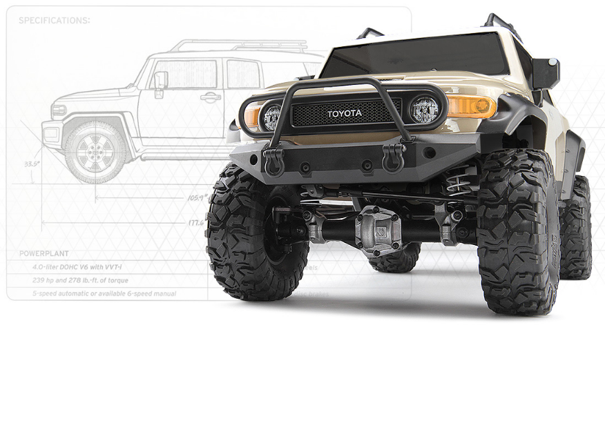 HPI Racing Venture FJ Cruiser RTR 4WD Scale Crawler (Sandstorm)