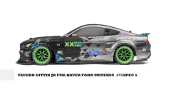 HPI 1/10 RS4 Sport3 Drift RTR Ford Mustang Vaughn Gittin Jr. Body