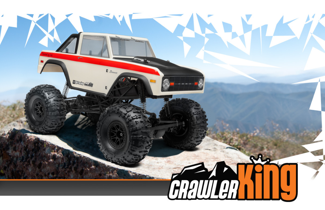 CRAWLER KING 1973 FORD BRONCO 1/10 4WD ELECTRIC CRAWLER