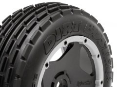 DIRT BUSTER RIB TIRE M COMPOUND on BLACK WHEEL