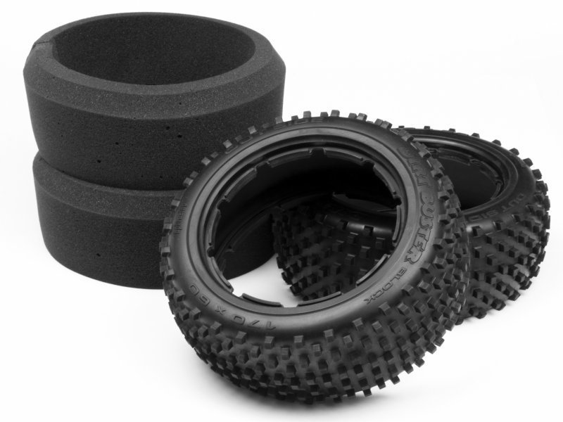 DIRT BUSTER BLOCK TIRE M COMPOUND (170x60mm/2pcs)