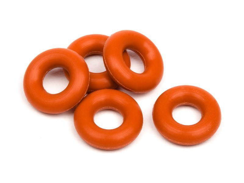SILICONE O-RING P-3 (RED/5pcs)