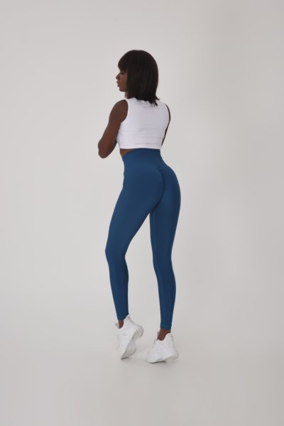 740 Petrol Scrunch Butt Leggings