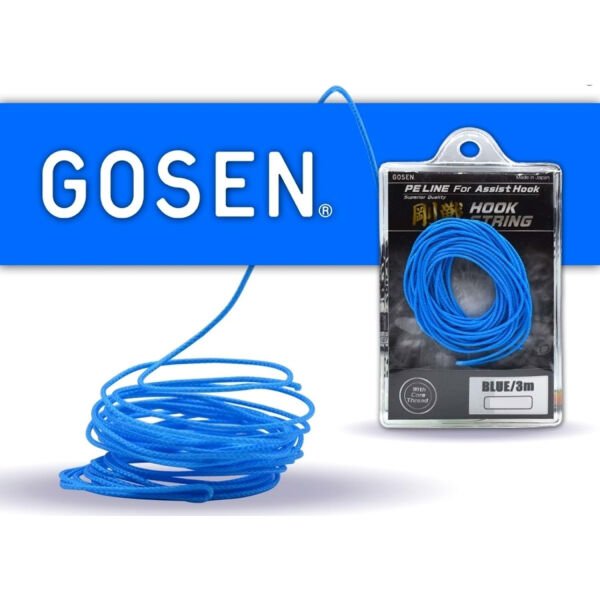 Gosen Assist PE Line (Mavi) Jig Asist İpi 100lb. 3mt.