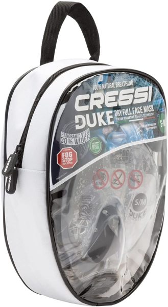 Cressi Duke Tam Yüz Maske M/L Black Red