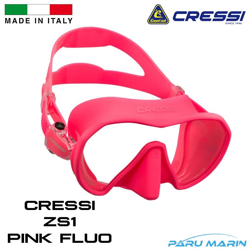 Cressi ZS1 Pink Fluo Dalış ve Yüzme Maskesi