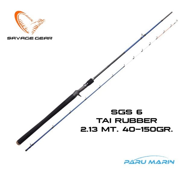 Savage Gear SGS6 Tai Rubber 213cm 40-150gr. Olta Kamışı